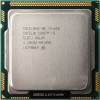 Intel Core i5-650 (3.2 GHz, 4M L3 Cache, Socket 1156, 2.5GT/s DMI)