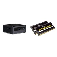 Intel NUC 10 Performance Kit – Intel Core i7 Processor (Tall Chassis) & Corsair Vengeance Performance 32GB (2x16GB) 260-Pin DDR4 SO-DIMM DDR4 2666 ...