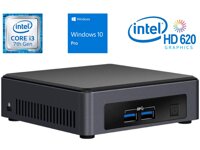 Intel NUC NUC7i3DNKE Mini PC/HTPC, Intel Dual-Core i3-7100U 2.4GHz, 4GB DDR4, 120GB NVMe SSD, 4k Support, Dual Monitor Capable, WiFi, Bluetooth, Wi...