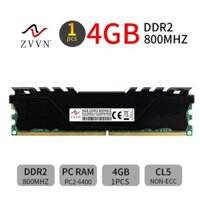 INTEL Thẻ Nhớ 4GB DDR2 800MHz PC2-6400U CL5 DIMM F2-6400CL5S-4GBPQ ZVVN