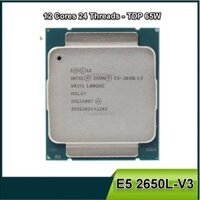 Intel Xeon E5-2650L v3, 2650Lv3 (1.8GHz Turbo Up To 2.5GHz, 12 nhân 24 luồng, 30MB Cache, TDP 65W)