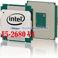 INTEL XEON E5-2680 V4; Giá tốt; Tặng keo tản nhiệt; Hàng Mỹ, trùm Render 95