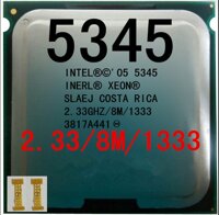 Intel Xeon E5345 E5345 Bộ Vi Xử Lý 2.33GHz 8MB 1333MHz Lõi Tứ CPU Máy Chủ