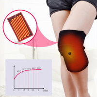 Intelligent Electric Heating Knee Pad 3 Gears Temperature Control USB Charging Carbon Fiber Far-infrared Hot Compress Ca