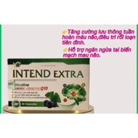 Intend Extra -hộp 30 viên- Hỗ trợ tăng cường tuần hoàn não, giúp giảm thiểu năng tuần hoàn não