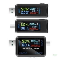 Inter USB Đồng Hồ Đo Nguồn DC4 5-36V 5A LCD USB USB C Điện Áp Hiển Thị Dòng Điện USB Tester Đồng Hồ Đo Tốc Độ Kiểm Tra của Bộ Sạc Ca