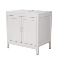 Interbuild Single-Sink Bathroom Vanity Base Cabinet | 2-Door Organizer | Kitchen Storage Cabinet | 23.62"x15.75"x23.43"