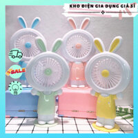 {Interesting Digital Star} Portable rechargeable mini fan, with led lights CS093 - Bear and Rabbit