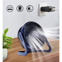 {Interesting Digital Star} Quạt mini để bàn Usb 5V dáng quỳ 5 inch, Gió 2 cấp Cực mát, Độ ồn thấp,
