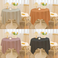 Internet celebrity ins Nordic Light Luxury Solid Color Tablecloth Simple Dining Table Coffee Table Student Dormitory Desk Dustproof Cloth B4P0