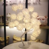 Internet Người Nổi Tiếng LED Sáng Tạo Phòng Ngủ Đèn USB Trang Trí Bàn Gạc Tuyết Bé Gái Cho Con Bú