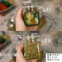 Internet Người Nổi Tiếng Mini Lọ Thủy Tinh Nhỏ Chai Rượu Chai Trống Tự Chế Trái Cây Rượu Đóng Gói Nhỏ Kín Bình Snap Chai Rượu