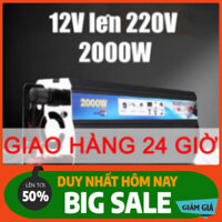 Inverter DC 12V Sang AC 220V Điện Áp，Bộ Kích Điện Sin Chuẩn 12v Lên 220v 2000W