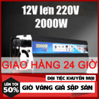 Inverter DC 12V Sang AC 220V Điện Áp，Bộ Kích Điện Sin Chuẩn 12v Lên 220v 2000W