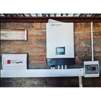 Inverter độc lập & hòa lưới, biến tần Hybrid Luxpower 5kW - 2MPPT 6000W pin mặt trời - Mã SNA 5000 WPV chính hãng