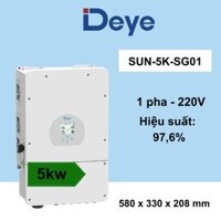 Inverter Hybrid Deye 5kW | Biến Tần Hòa Lưới Có Lưu Trữ Deye 5KW