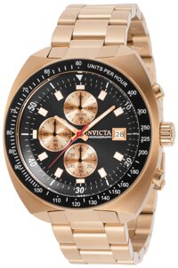 Invicta Men's Pro Diver Quartz Watch with Stainless Steel Strap, Rose Gold, 22 (Model: 31493)