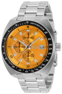 Invicta Men's Pro Diver Quartz Watch with Stainless Steel Strap, Silver, 22 (Model: 31490)