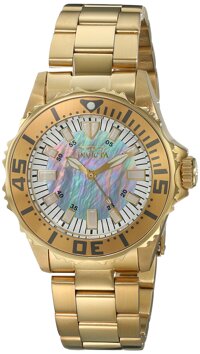 Invicta Women's 17698 Pro Diver Analog Display Swiss Quartz Gold Watch