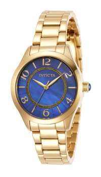 Invicta Women's Angel Quartz Watch with Stainless Steel Strap, Gold, 16 (Model: 31110)