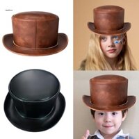 Iny Vintage Derby Nón Ảo Thuật Gia Trang Phục Hóa Trang Halloween Đạo Cụ Dự Tiệc Cung Cấp Quý Ông Ringmaste Vai Trò Chơi Nam Nữ