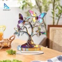Ioensy Acrylic Cây Trang Trí Trung Tâm Độc Đáo Hấp Dẫn 2D Dấu Hiệu Phẳng Cho Ngày Lễ Lò Sưởi Góc Nhà Kệ Trưng Bày
