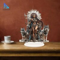 Ioensy Acrylic Trang Trí Bàn Thiết Kế Nội Thất Màn Hình 2D Để Bàn Trang Trí Cho Tủ Tivi Phòng Học Trong Nhà Trang Trại Kệ