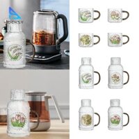 Ioensy Cốc Thủy Tinh Di Động Ấm Trà Trang Trí Mới Lạ Di Động Cốc Uống Bộ Đồ Ăn Cho Quà Tặng Phụ Kiện Kỷ Niệm Thanh Nhà