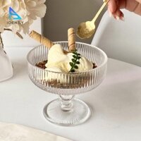 Ioensy Footed Dessert Sundae Bát Mini Trifle 285ml Trong suốt có dọc