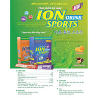 ION DRINK SPORTS  bù nước, bổ sung điện giải trời nắng nóng, thể thao, lao động ra mồ hôi nhiều