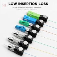 Ior APC UPC Đầu nối quang học Mặt bích sợi trần tròn Bộ chuyển đổi tạm thời Bộ kết nối sợi kiểm tra OTDR Thay thế