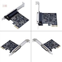 Ior Cổng song song DB25 25Pin PCIE Riser Card Máy in LPT sang PCI-E cho Bộ chuyển đổi thẻ Express AX99100