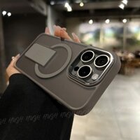 (IP15-IP16PRM)Ốp điện thoại Iphone từ tính có giá đỡ ẩn đa chức năng hàng chuẩn loại 1 full hộp xịn cao cấp