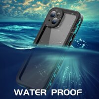 IP68 genuine waterproof protective case compatible with iPhone 15 Plus 14 13 Mini 12 11 Pro Max swimming protective case, underwater diving, outdoor sports, drip proof