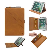 iPad 12.9 inch Case 4th Gen, TechCode PU Leather Folio Business Case Multi-Angle Viewing Stand Cover Skin Card Slots Pouch with Pencil Sleeve for i...