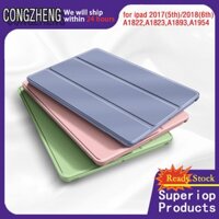 Ipad 2017 2018 9.7inch (Thế hệ thứ 5) Slim Smart Case Ốp điện thoại bằng da silicon mềm linh hoạt A1822 A1823 A1893 A1954