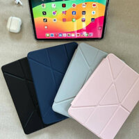 🍀IPAD 2024🍀Bao da TPU ốp lưng 2 mặt GẤP 3 MẢNH TAM GIÁC YUMIKO M2 M4 AIR 4 5 PRO 11 13 12.9 10.9 2020 CÓ KHAY ĐỂ