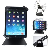 iPad Desktop Anti-Theft Security Kiosk POS Stand Holder Enclosure with Lock & Key for iPad, Surface Pro 4, and Most 10-13inch Tablets, Flip & Rotat...