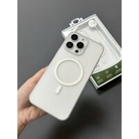 IPhone 16 Pro / 16 Pro Max Ốp lưng nhám siêu mỏng 0.3m hỗ trợ sạc không dây Chính hãng Memumi