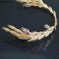 IQY Store Exquisite Leaf Alloy Hair Comb for Chinese Bridal Headwear in Vietnam