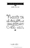 Người Ta Dễ Buồn Vì Những Điều Đã Cũ
