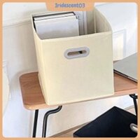 Iridescent03 11in Có Thể Gập Lại Vải Lưu Trữ Hình Khối Tổ Chức Tay Cầm Lớn Thùng Giỏ Hộp Đựng Tủ Quần Áo Gia Đình