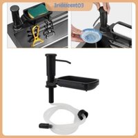Iridescent03 Bộ phân phối xà phòng cho máy bơm bồn rửa mặt bếp với giá đỡ ống silicon mở rộng