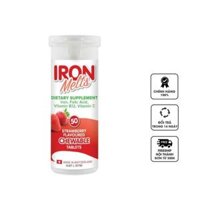 Iron Melts - Viên bổ sung Sắt, Acid Folic, vitamin B12 và vitamin C