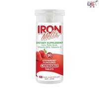 Iron Melts – Viên Bổ Sung Sắt, Acid Folic, Vitamin B12 Và Vitamin C