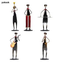 Iron Music Man Tượng Mẫu Trang Trí Nhạc Cụ Hình Tượng