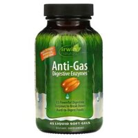Irwin Naturals Anti-Gas Digestive Enzymes 45 Liquid Soft-Gels