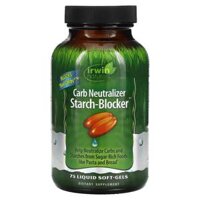 Irwin Naturals Carb Neutralizer Starch-Blocker 75 Liquid Soft-Gels