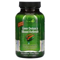 Irwin Naturals Liver Detox & Blood Refresh 60 Liquid Soft-Gels