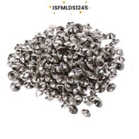 Isfmlds1245 Đinh tán hình nón, Màu bạc Mũi nhọn đạn cao 4,7mm, Phụ kiện túi Nón gai Giày da thủ công